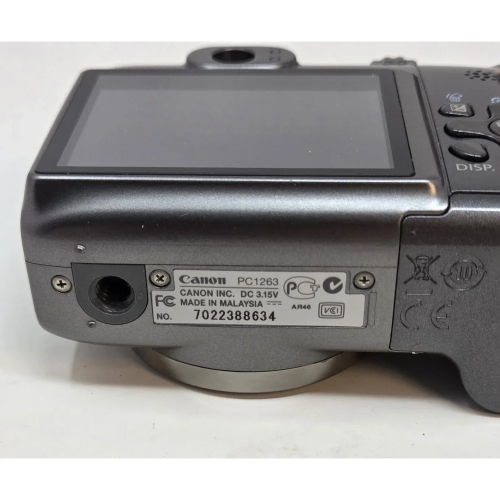 Canon PowerShot A590 IS 8.0MP CCD Digicam 4x Zoom Digital Camera Tested Working